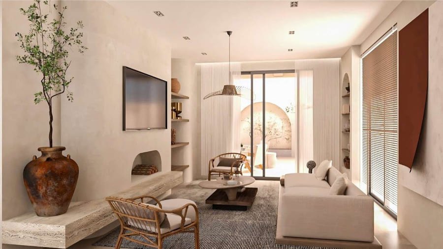 Họa tiết trong phong cách Rustic