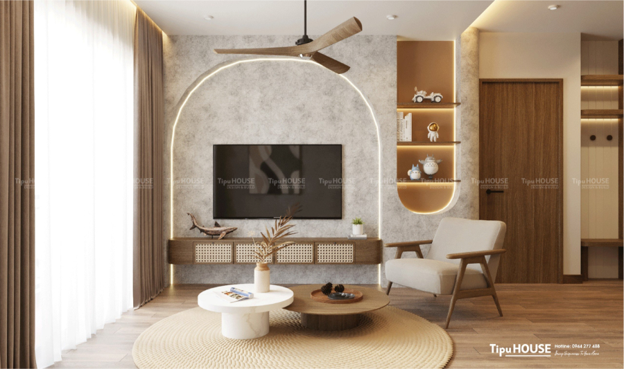Màu sắc trong phong cách Rustic thường là những gam màu tự nhiên