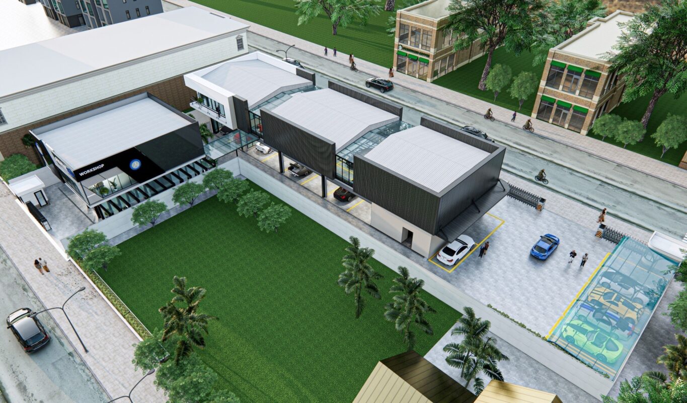 Thiết kế, thi công showroom ô tô bởi Tipu Việt Nam