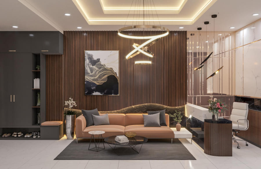 Mẫu thiết kế chung cư theo phong cách Luxury