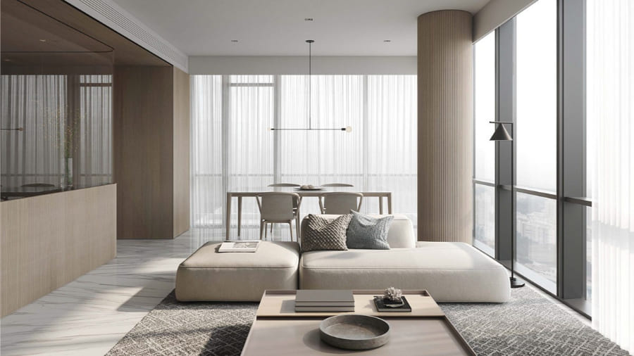 Mẫu thiết kế căn hộ chung cư phong cách Minimalism