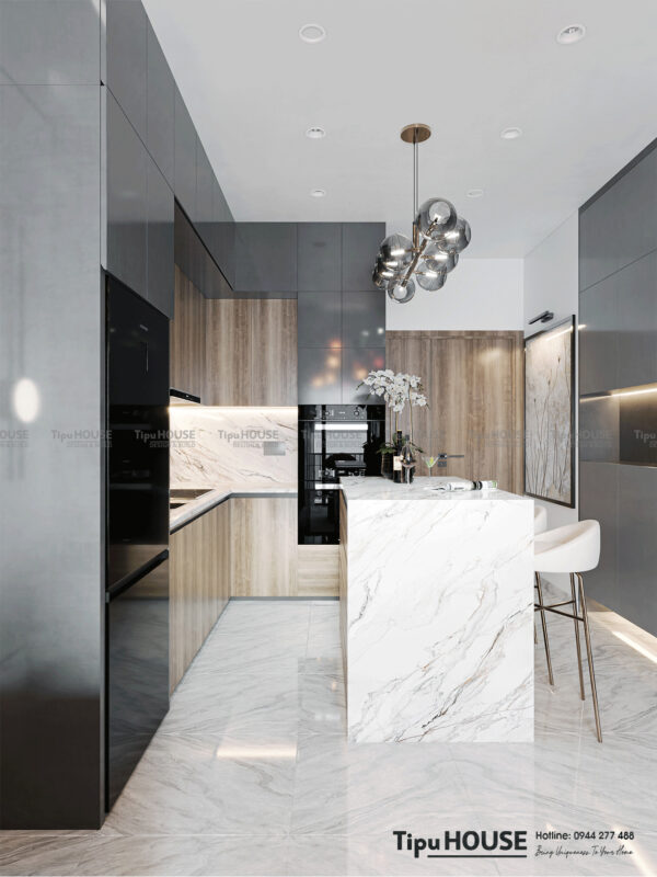 Thiết kế nội thất phong cách hiện đại tại Masteri Central Point bởi Tipu Việt Nam