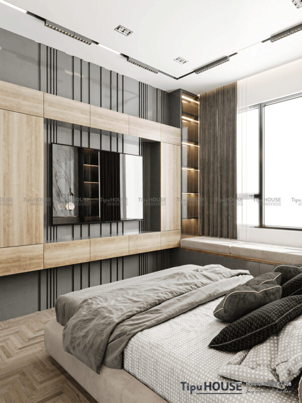 Thiết kế nội thất phong cách hiện đại tại Masteri Central Point bởi Tipu Việt Nam