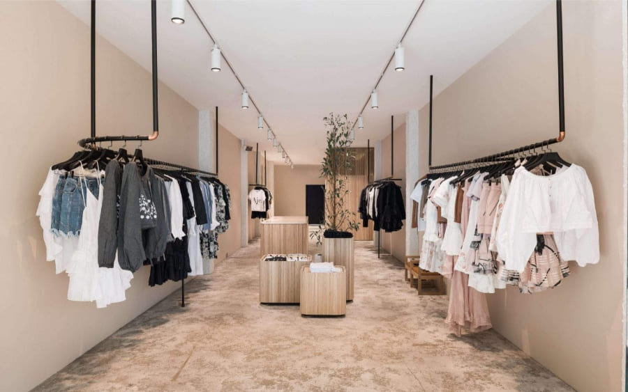 Mẫu thiết kế showroom thời trang