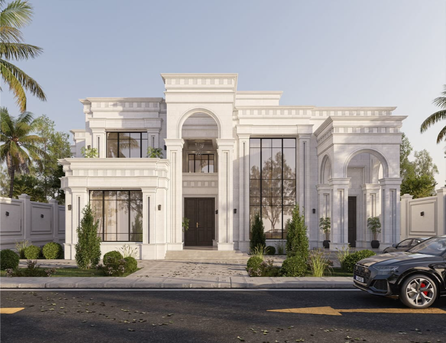 Thiết kế biệt thự đẹp tân cổ điển