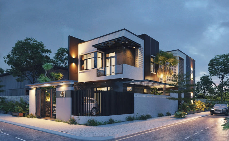Biệt thự phong cách hiện đại