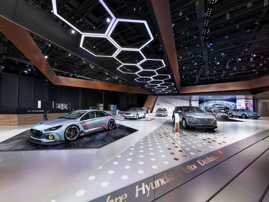 Thiết kế showroom ô tô đẹp, đẳng cấp