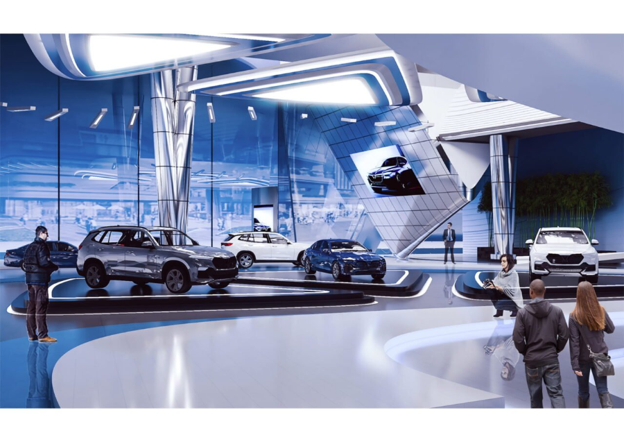 Thiết kế showroom ô tô - Tipu Việt Nam