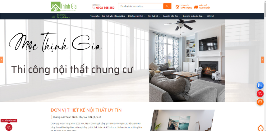 Sản phẩm từ thương hiệu nội thất Thịnh Gia - Xưởng gỗ Thủ Đức uy tín, giá cả hợp lý