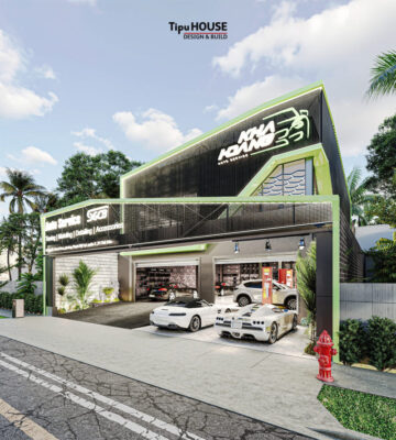 Thiết kế kiến trúc showroom sửa chữa ô tô