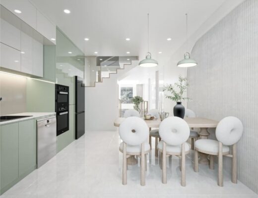 Thiết kế nội thất phòng bếp phong cách hiện đại