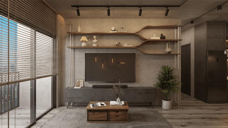Dự án thiết kế nội thất chung cư phong cách Industrial