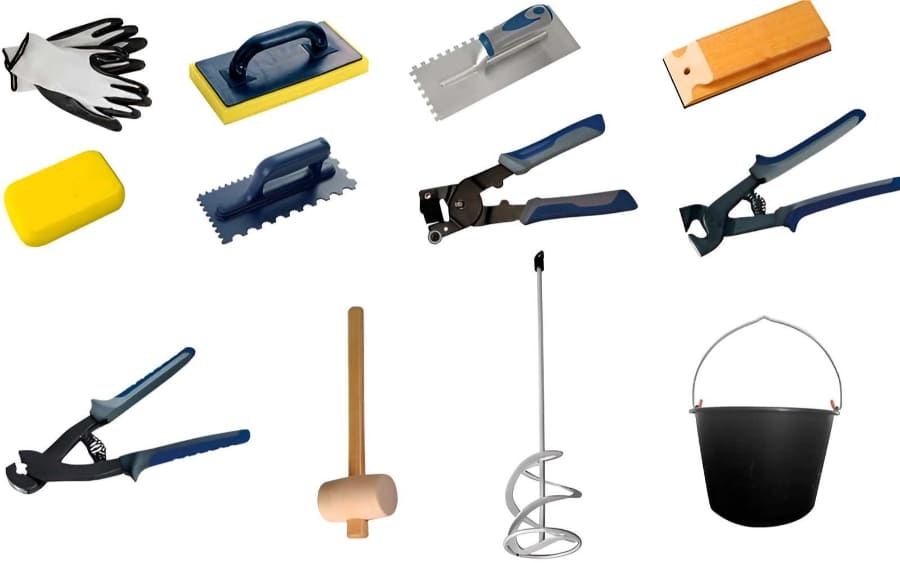 Chuẩn bị dụng cụ thi công ốp lát gạch