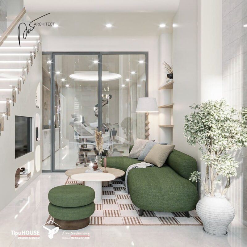 Thiết kế nội thất nhà phố phong cách Japandi