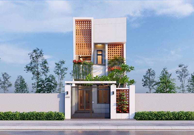 Mẫu nhà 1 trệt 1 lầu 3 phòng ngủ