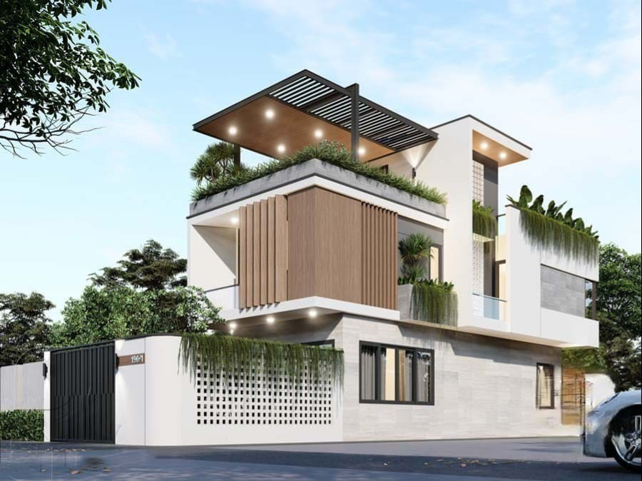 Nhà 1 trệt 1 lầu 3 phòng ngủ