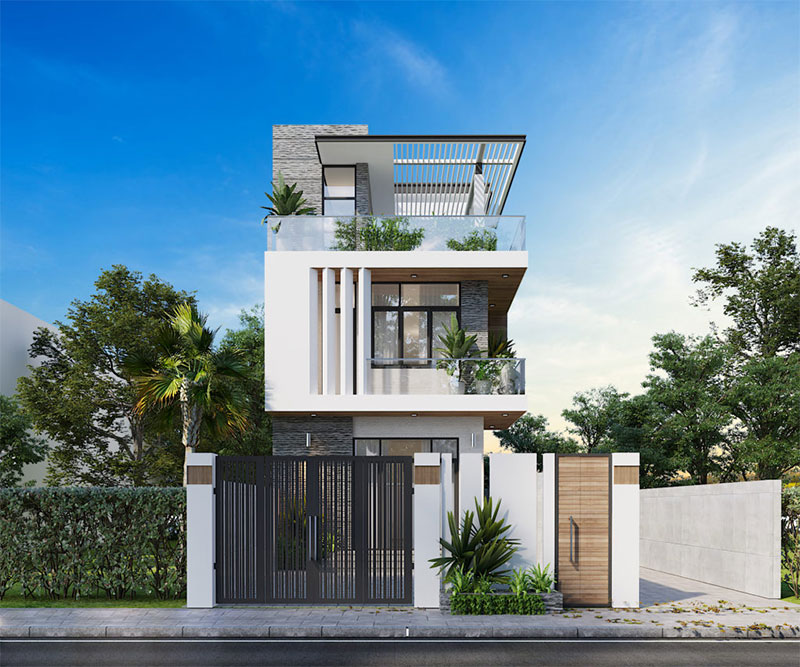 Nhà 2 tầng đẹp giá 700 triệu có sân thượng tiện nghi