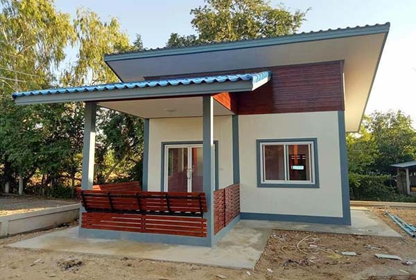 Nhà cấp 4 nông thôn mái tôn giúp tiết kiệm chi phí