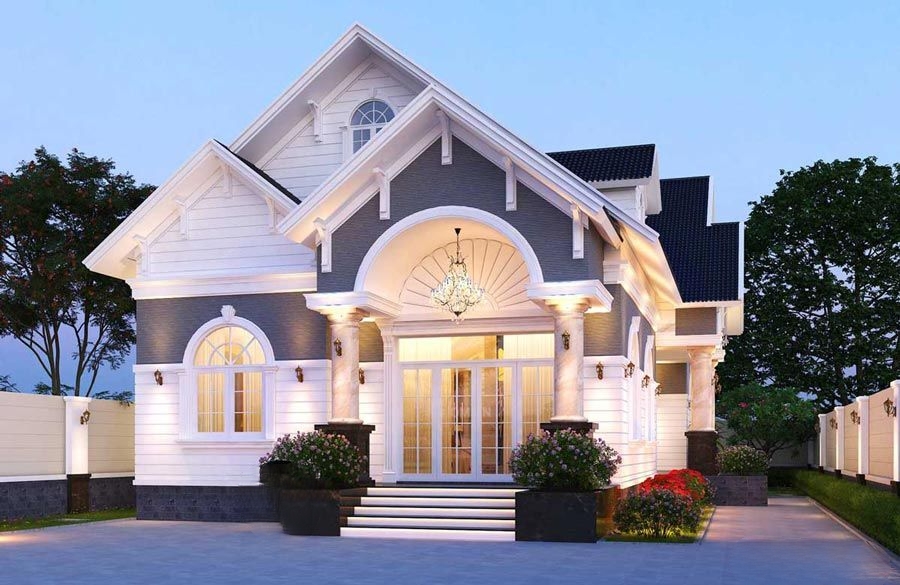 Mẫu nhà cấp 4 mái Thái 8x12m kết hợp kinh doanh tối ưu