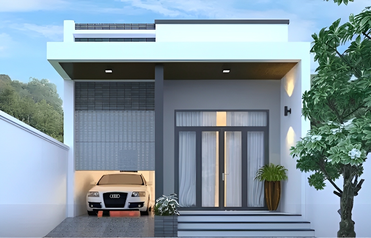 Nhà cấp 4 gác lửng 200 triệu ấn tượng 