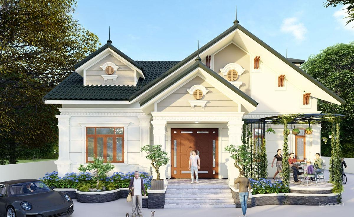 Nhà cấp 4 4 phòng ngủ 400 triệu có phòng thờ đẹp 