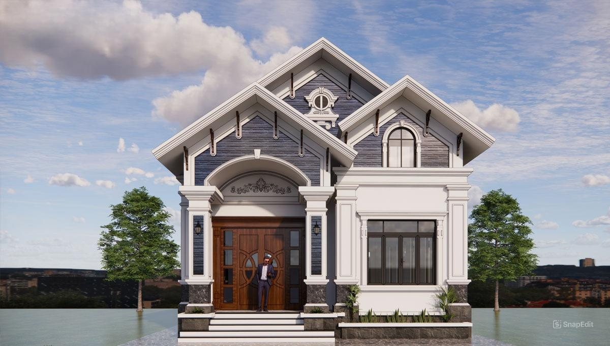 Nhà cấp 4 4 phòng ngủ 400 triệu hiện đại với gam màu trung tính ấn tượng
