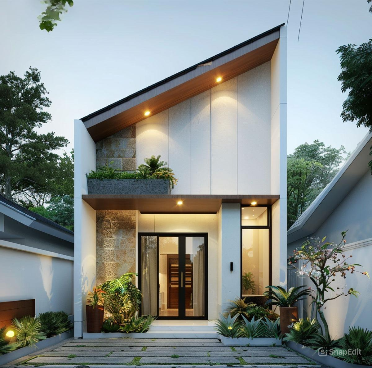 Nhà cấp 4 4 phòng ngủ 400 triệu mái lệch độc đáo 