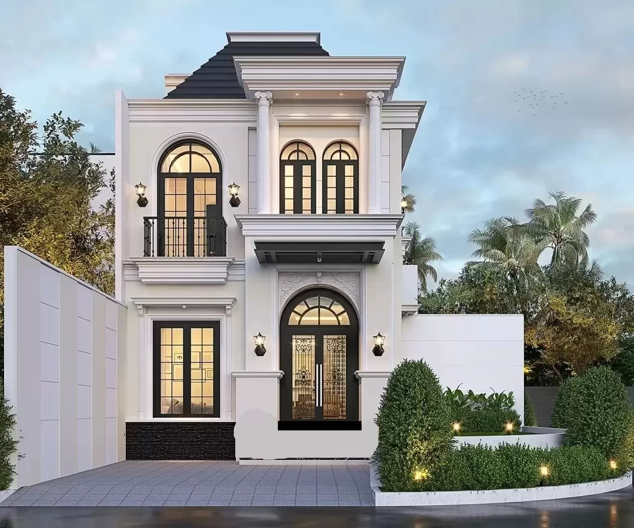 Nhà phố tân cổ điển 2 tầng