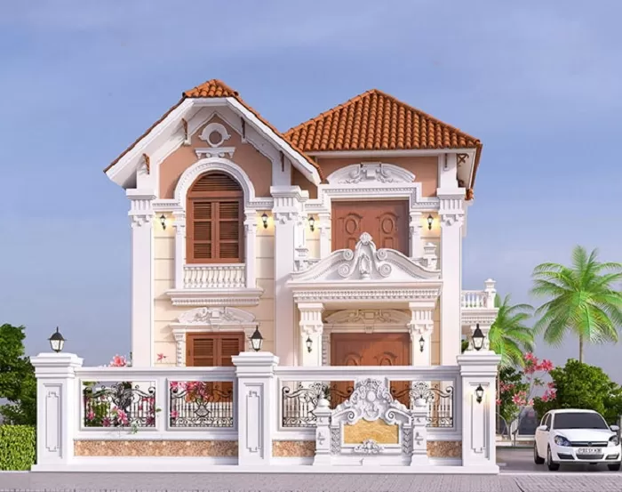 Nhà phố tân cổ điển 2 tầng