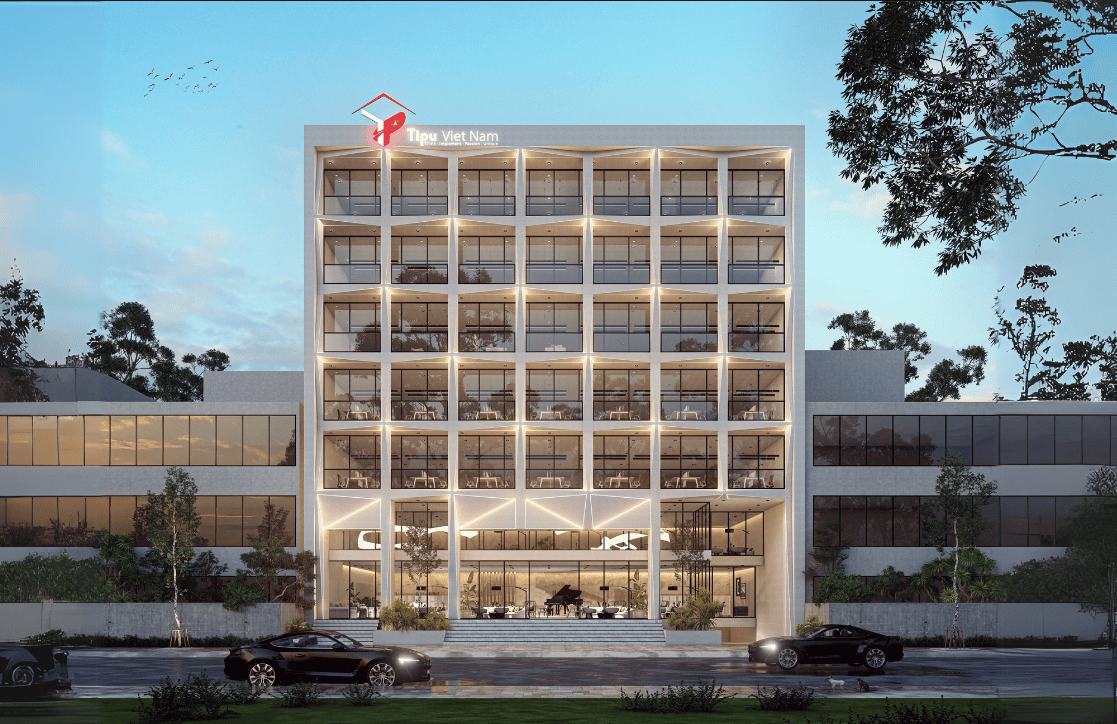 thiết kế thi công văn phòng phong cách hiện đại
